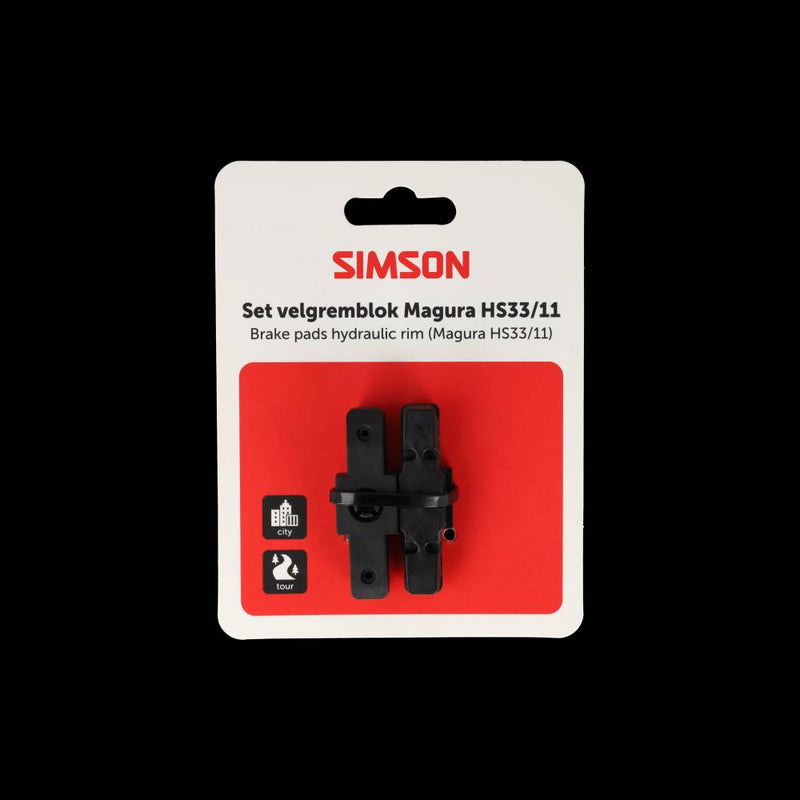 Load image into Gallery viewer, Simson remblokken magura hydraulische velgrem hs33 hs11
