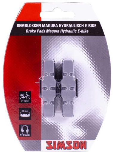 remblokken Magura E-Bike HS33 HS11 rubber 2 stuks