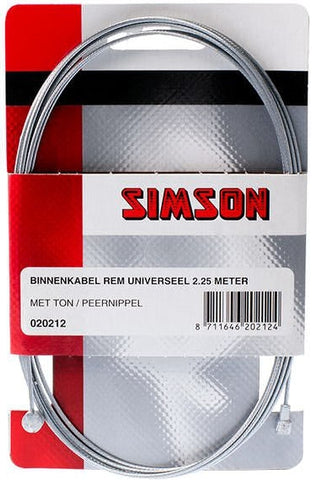 brake inner cable 2250 mm silver