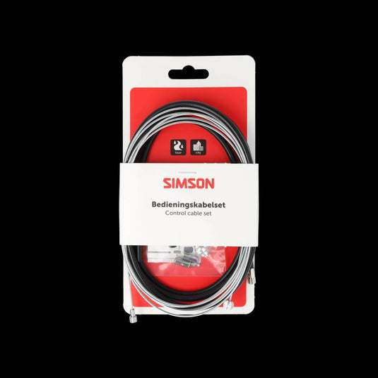 Simson remkabelset compleet universeel zwart