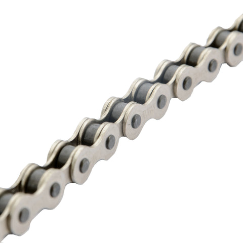 bicycle chain 1/2 x 1/8 inch 112 links steel silver