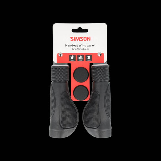 Simson handvatten wing zwart
