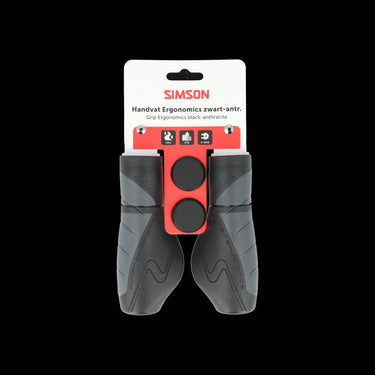 Simson handvatset ergonomics zwart antraciet