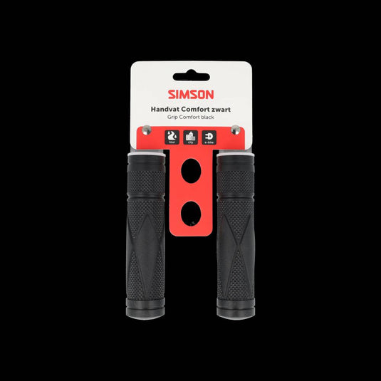 Simson handvatset comfort zwart