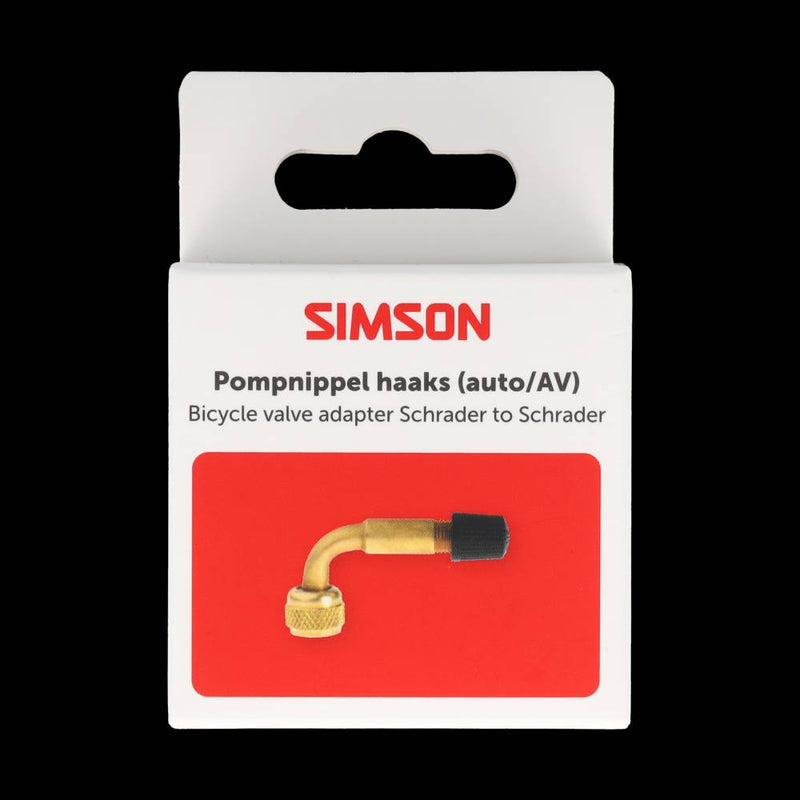 Load image into Gallery viewer, Simson pompnippel haaks autoventiel
