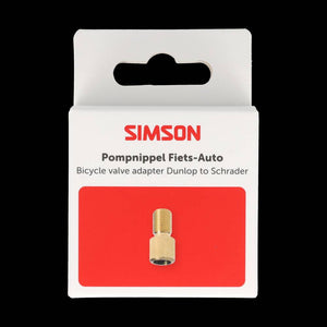 Simson pompnippel fiets auto