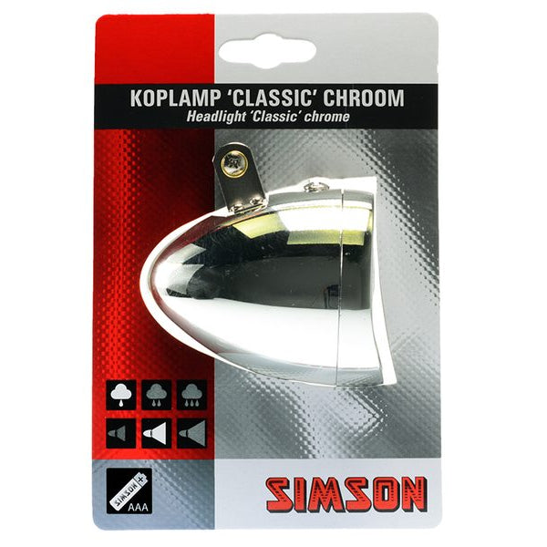 front light Classic led batteries silver