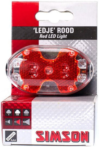 taillight battery led red