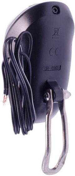 Load image into Gallery viewer, Simson voorvorkkoplamp LED zwart naafdynamo op kaart
