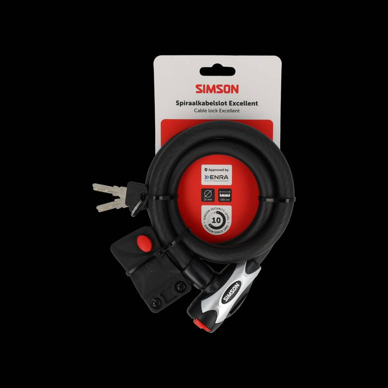 Load image into Gallery viewer, Simson spiraalkabelslot excellent size l - 15mm x 100cm
