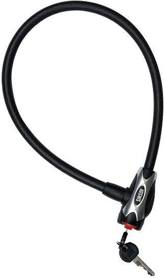 Load image into Gallery viewer, Simson Kabelslot Staal 12x65cm Zwart
