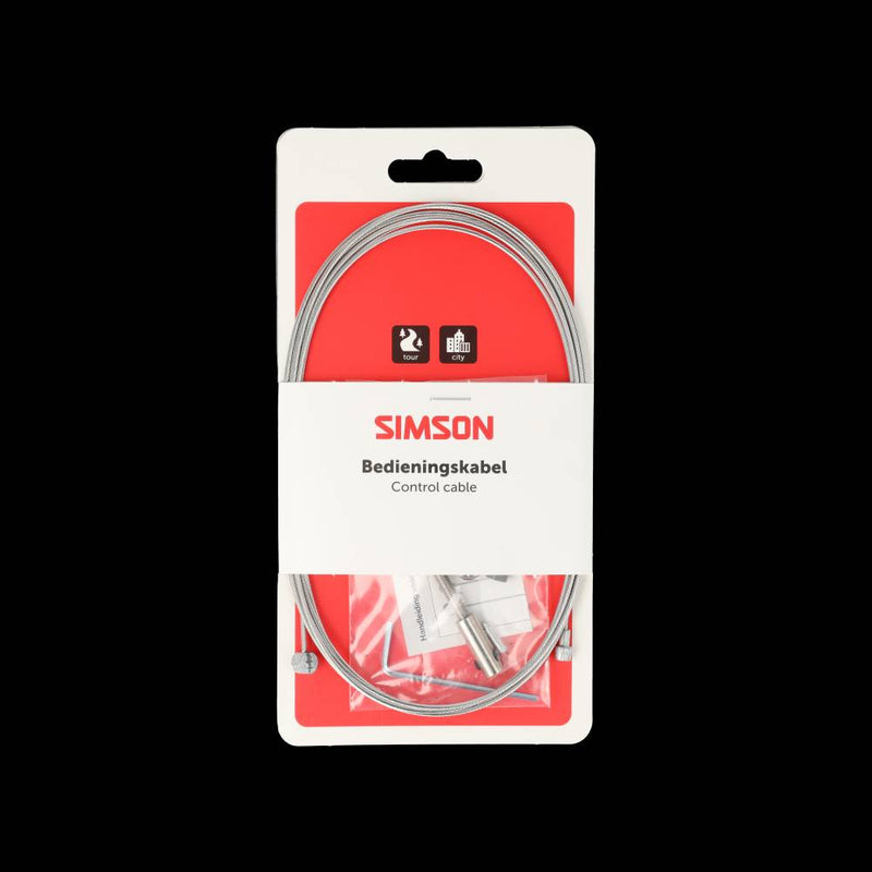 Load image into Gallery viewer, Simson binnenkabel trommelrem univers. ton peer + inbus rvs
