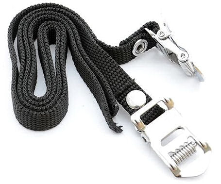toeclip straps black 2 pieces