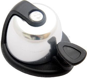 Simson bicycle bell Allure chrome-black on card