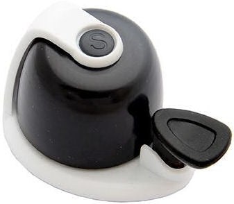 Simson bicycle bell Allure black and white on card