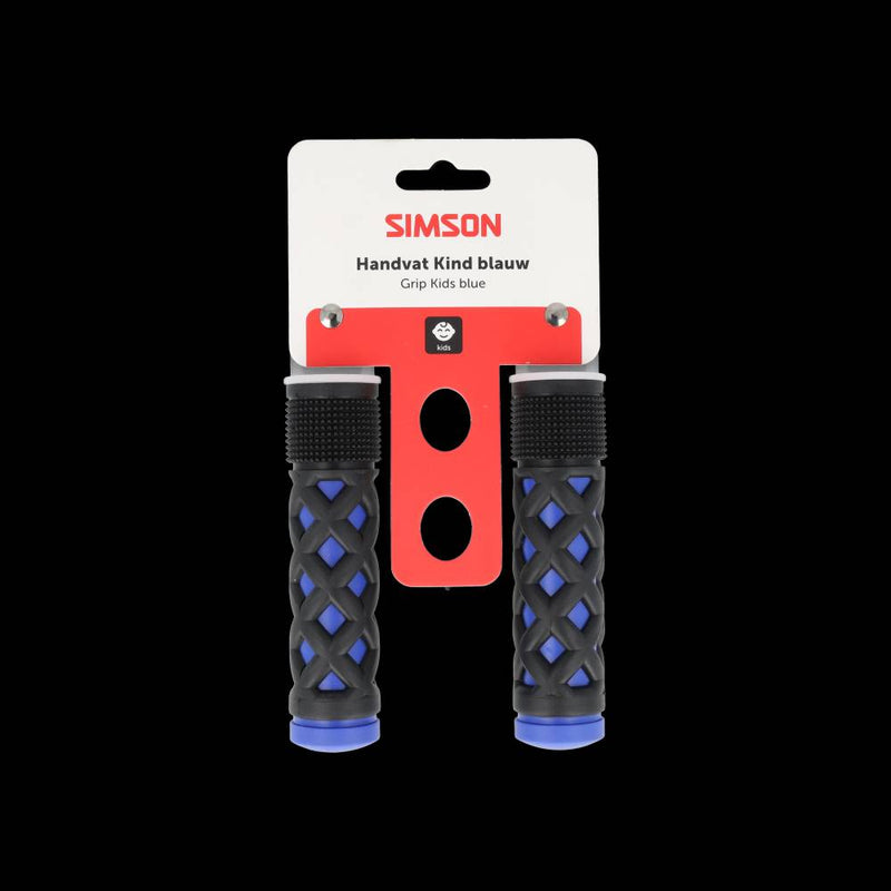 Load image into Gallery viewer, Simson handvatten kinder blauw-zwart
