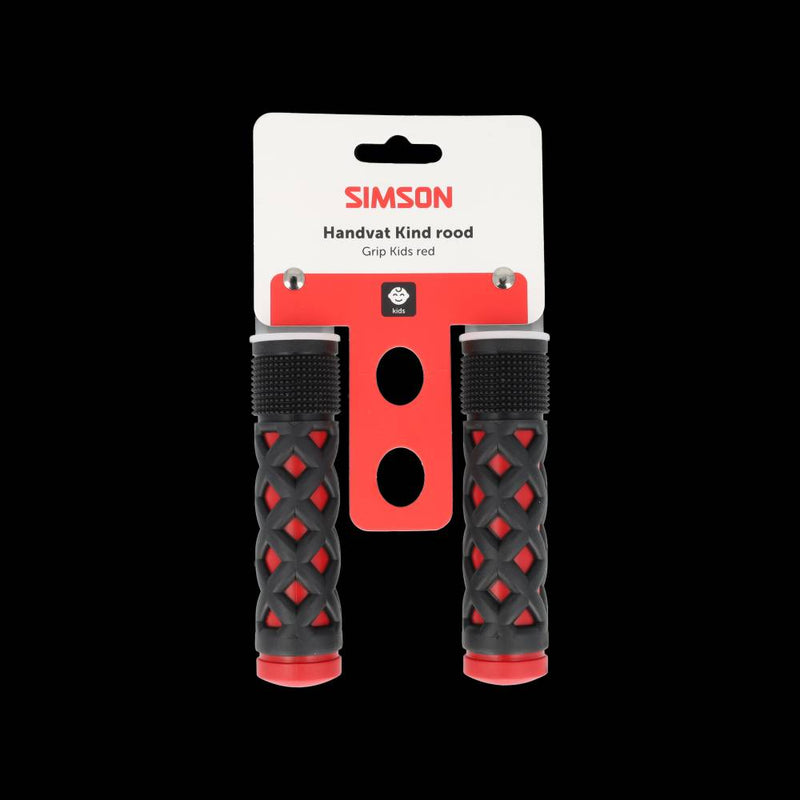 Load image into Gallery viewer, Simson handvatten kinder rood-zwart
