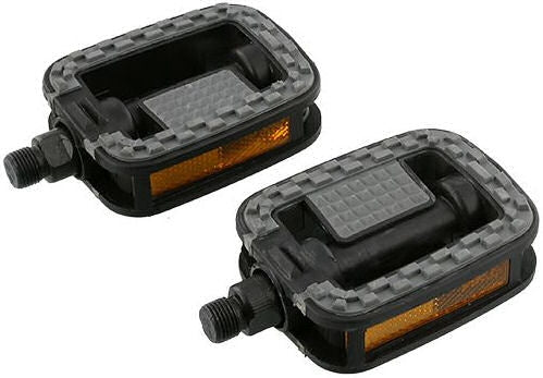 Load image into Gallery viewer, pedalen set Metropool 9 16 inch grijs zwart
