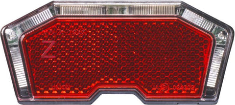 taillight Tunnel led battery luggage carrier red