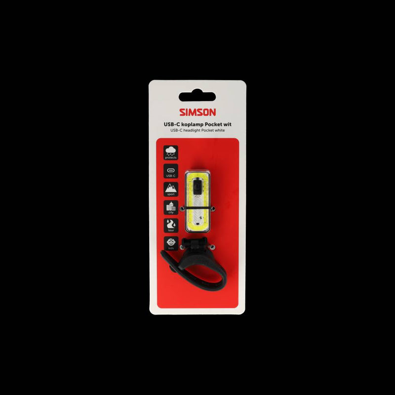 Load image into Gallery viewer, Simson usb-c led lamp pocket wit
