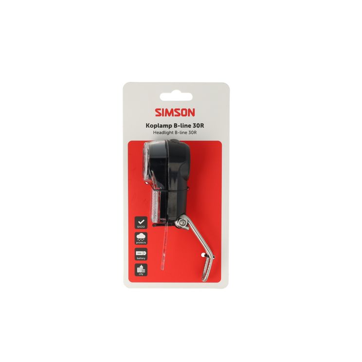 Load image into Gallery viewer, Simson koplamp aurora b-line 30r batterij
