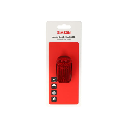 Simson aurora achterlicht d-line d100f naafdynamo