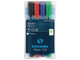 Schneider maxx 133 permanentmarker beitel punt etui a 4 stuks