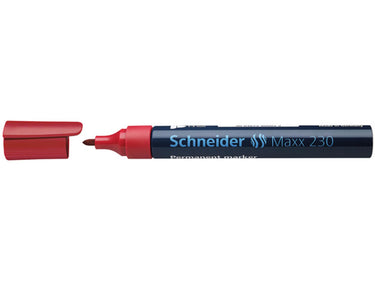 Schneider marker perm. 230 rond rood 10st
