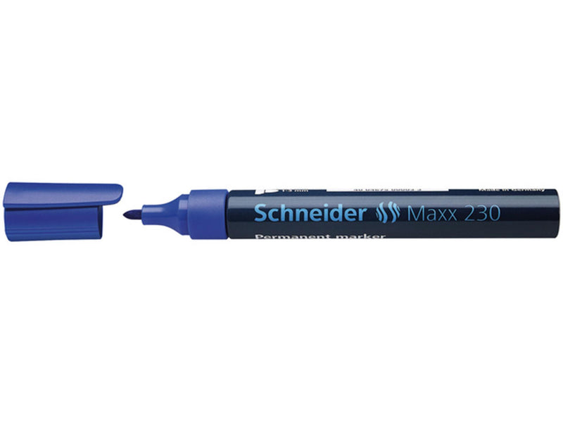 Load image into Gallery viewer, Schneider marker permanent 230 rond blauw 10st
