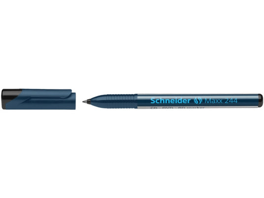 Schneider cd dvd marker maxx 244 0,7mm zwart doos a 10 stuks