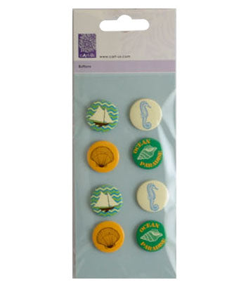 Kaisercraft • cart-us buttons ocean paradise