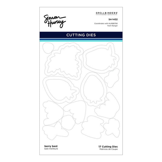 Ranger ink ranger • simon hurley create. die collection spellbinders paper arts berry best etched dies