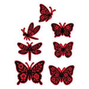 Spellbinders • simon hurley create. etched dies blooming butterflies