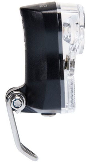 Load image into Gallery viewer, Simson Koplamp voor voorvork LED &#39;Clearly&#39; met batterijen (10 stuks in box)
