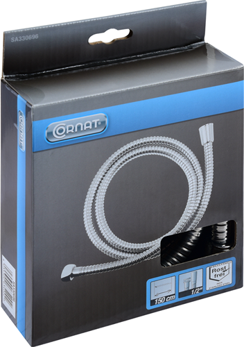Cornat ocean-plus doucheslang 1 2x1m50 rvs - sa330696