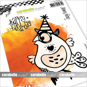 Carabelle studio • cling stamp a6 happy bird-day