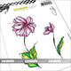 Carabelle studio • cling stamp a6 japanese anemones by soizic