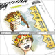 Carabelle studio • cling stamp a6 roi et reine