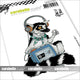 Carabelle studio • cling stamp a7 the 80's lemur