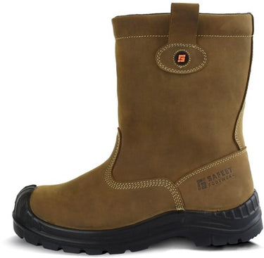 Safeet lucca werklaars gevoerd s3 | bruin | maat 40 - 8719388022291