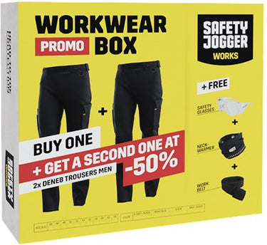 Safety jogger werkkledingbox deneb | zwart | maat 54 - s40200540