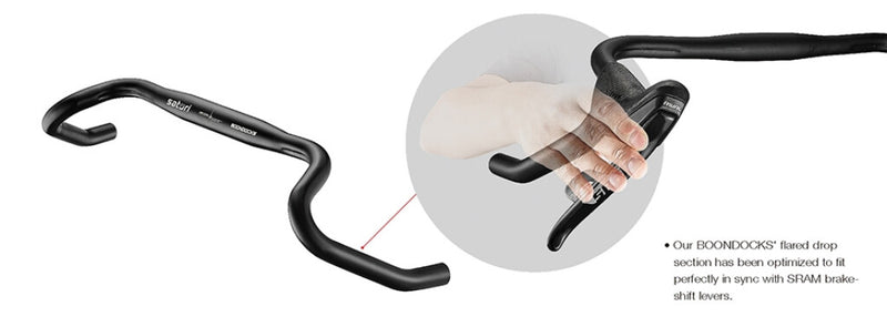 Load image into Gallery viewer, Satori Stuur Boondocks Ø31.8 B=440mm mat zwart
