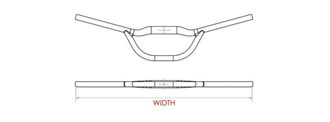 Handlebar Satori Falcon Aero Ø31.8mm / W=700mm - matt black