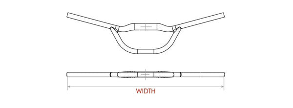 Handlebar Satori Falcon Aero Ø31.8mm / W=700mm - matt black