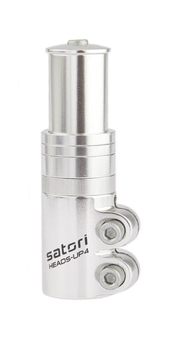 adapter 28.6/50/28.6 mm silver