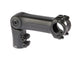 Satori stuurpen ahead up3 verstelb. ø31.8 90mm, mat-zwart