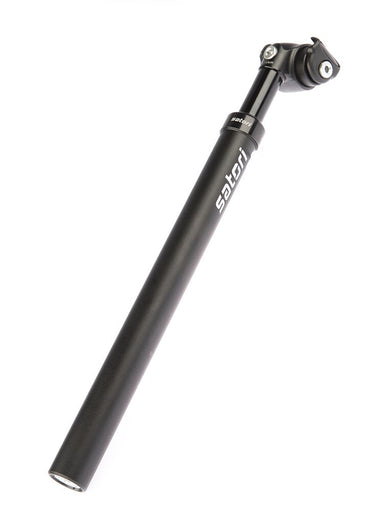 Zadelpen verend Satori Elegance LT Ø27.2mm 350mm - mat zwart