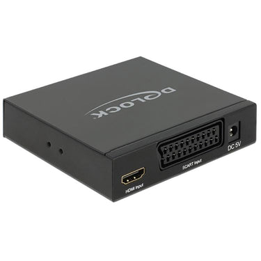Delock converter scart hdmi > hdmi scaler (zwart)