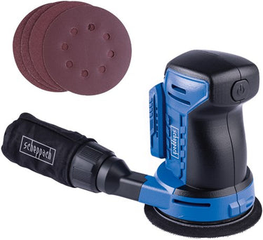 Scheppach excentrische accu schuurmachine 20v c-obs125-x | zonder accu's en lader - 5909240900