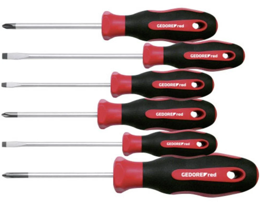 Gedore red r38002006 6-delige 2c-schroevendraaierset 3301270 - r38002006